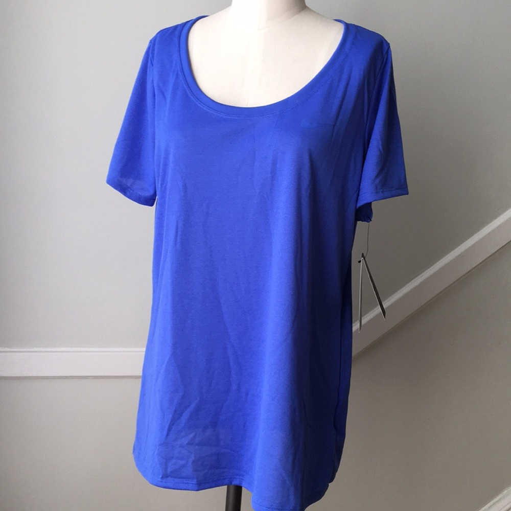 NIKE DriFit T-shirt Basic Blue Size Large NEW